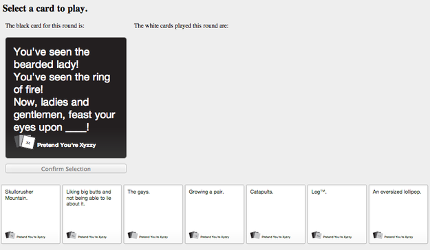Cards Against Humanity Online